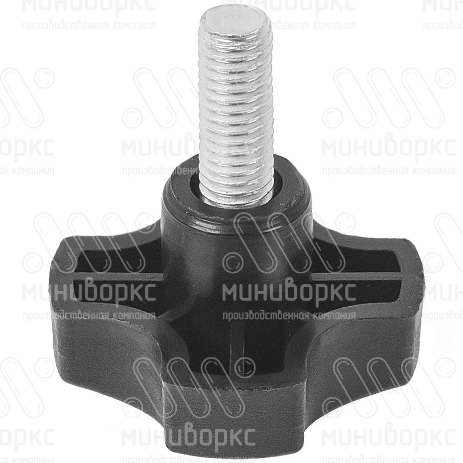 Фиксатор пластиковый с рукояткой m8x20 40 – Ф40М8-20ЧЕ | картинка 1