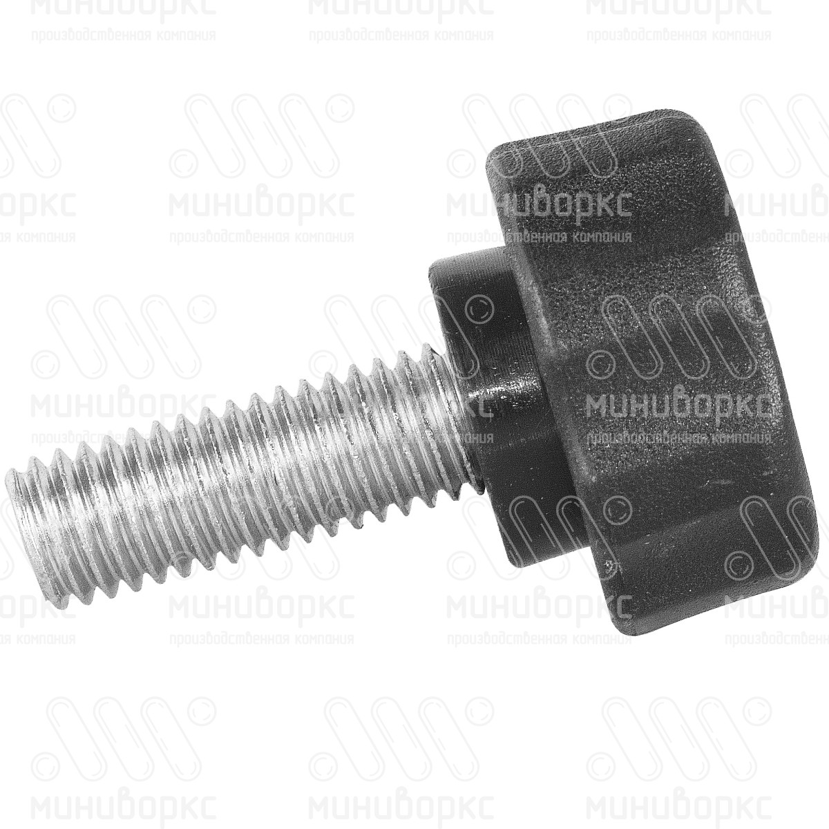 Фиксатор пластиковый с рукояткой m8x20 25 – Ф25М8-20ЧС | картинка 2