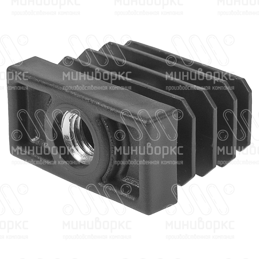 Комплекты прямоугольных заглушек с опорами 40x20 – 20-40M10.D32x15 | картинка 4