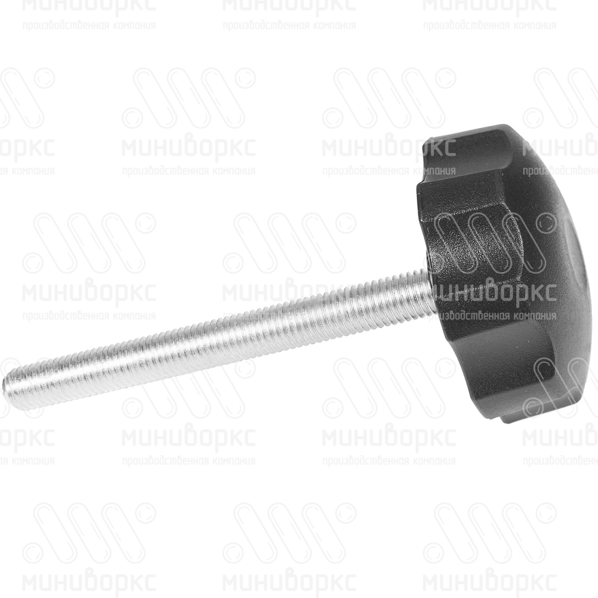 Фиксатор пластиковый с рукояткой m12x105 60 – Ф60М12-105ЧН | картинка 2