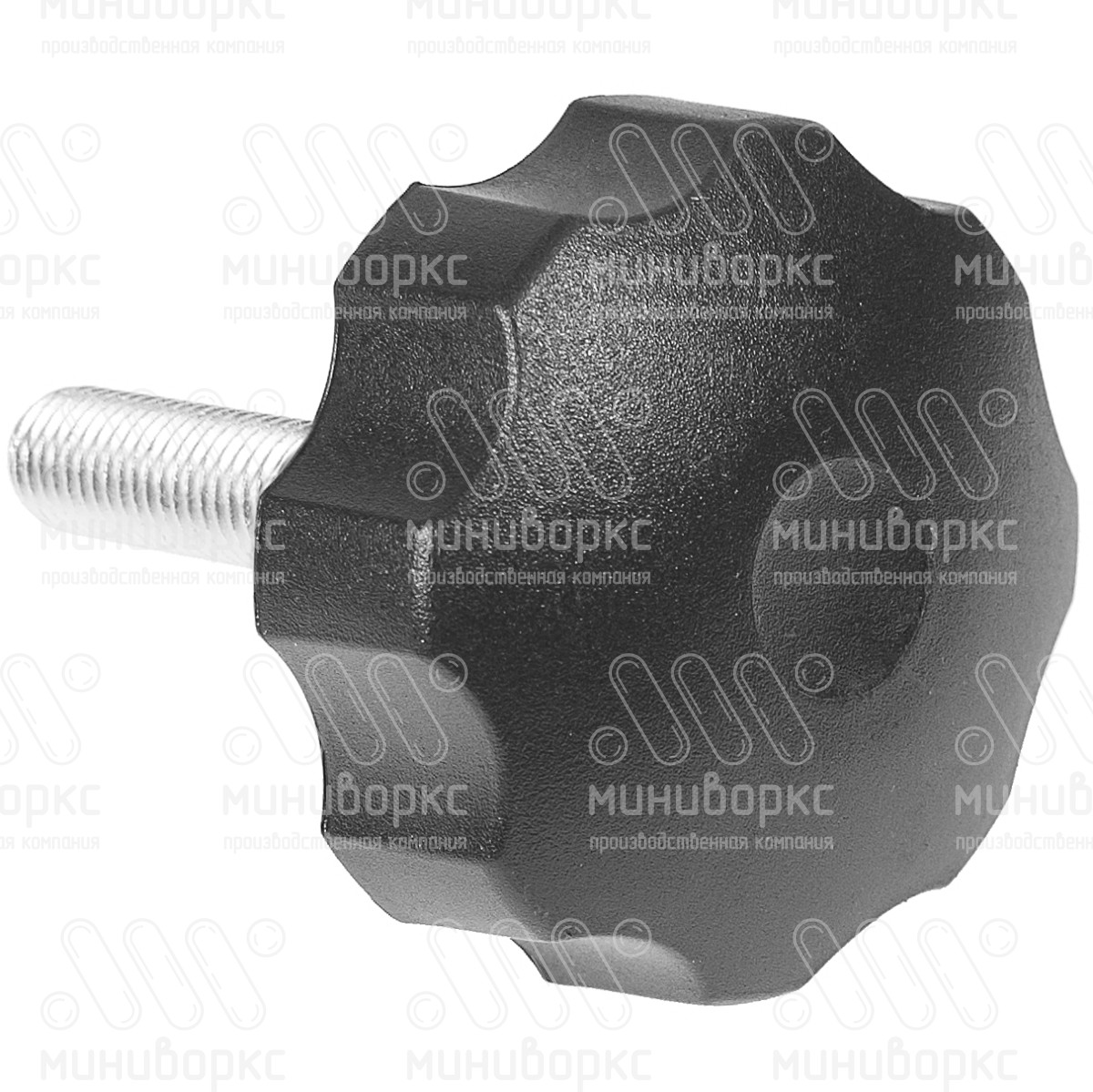 Фиксатор пластиковый с рукояткой m12x60 60 – Ф60М12-60ЧН | картинка 3