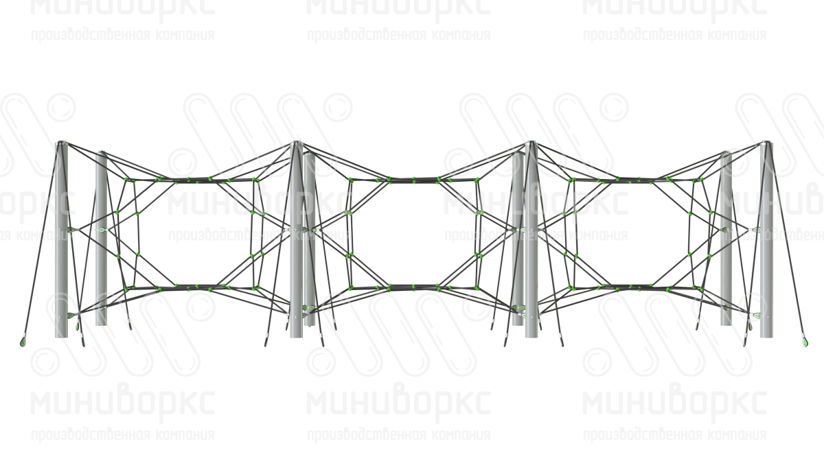 Канатные пространственные сетки – Q-2766.20-02 | картинка 2