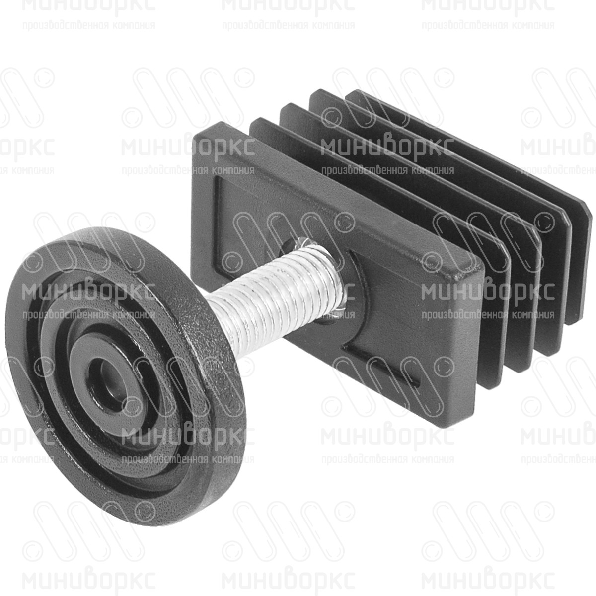 Комплекты прямоугольных заглушек с опорами 50x25 – 25-50M10.D40x25 | картинка 3