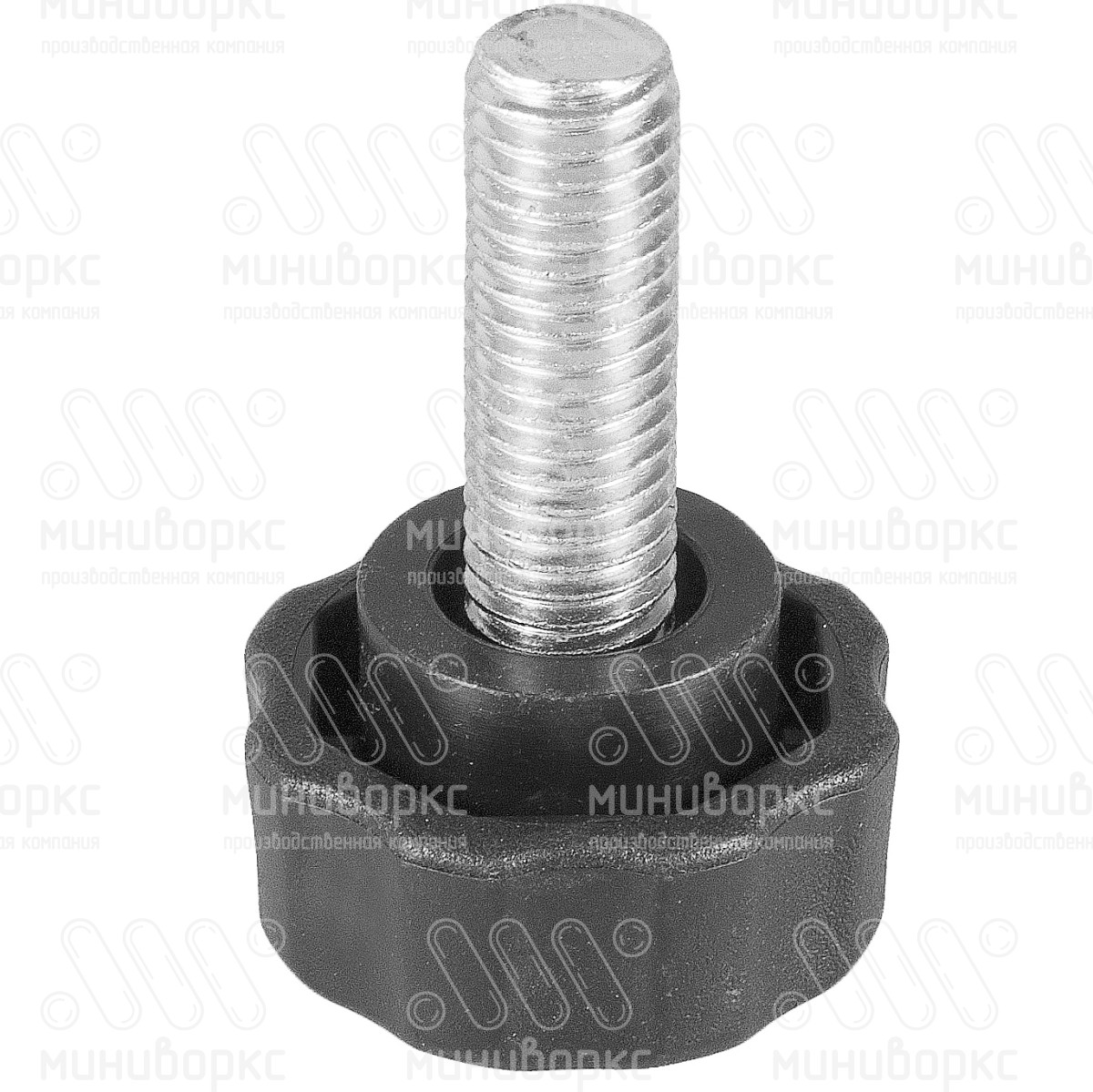 Фиксатор пластиковый с рукояткой m8x20 25 – Ф25М8-20ЧС | картинка 1