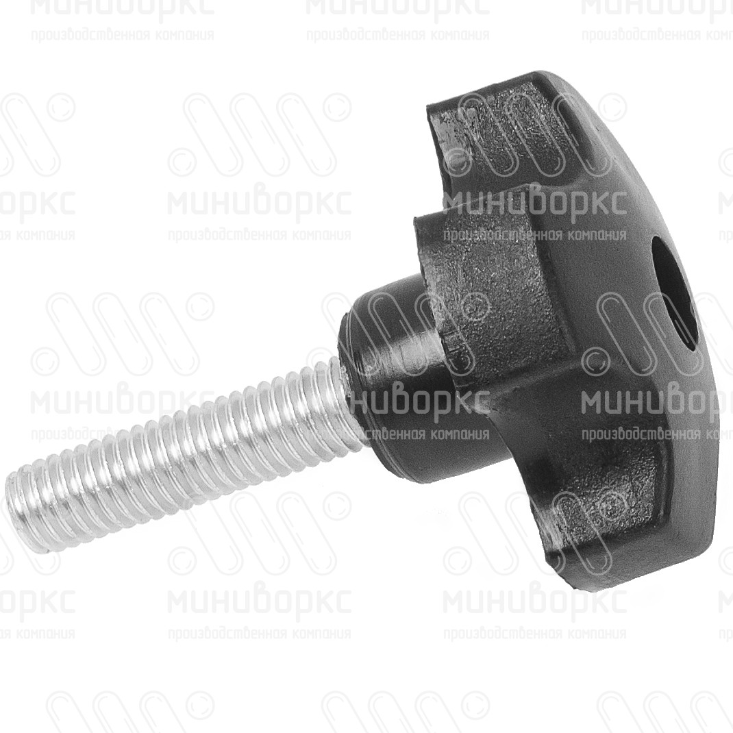 Фиксатор пластиковый с рукояткой m8x50 40 – Ф40М8-50ЧЕ | картинка 2