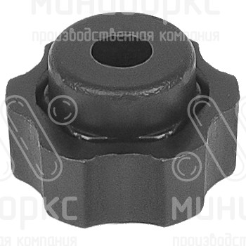 Пластиковые фиксаторы с гайкой m5 21 – Б21М5ЧН | картинка 1