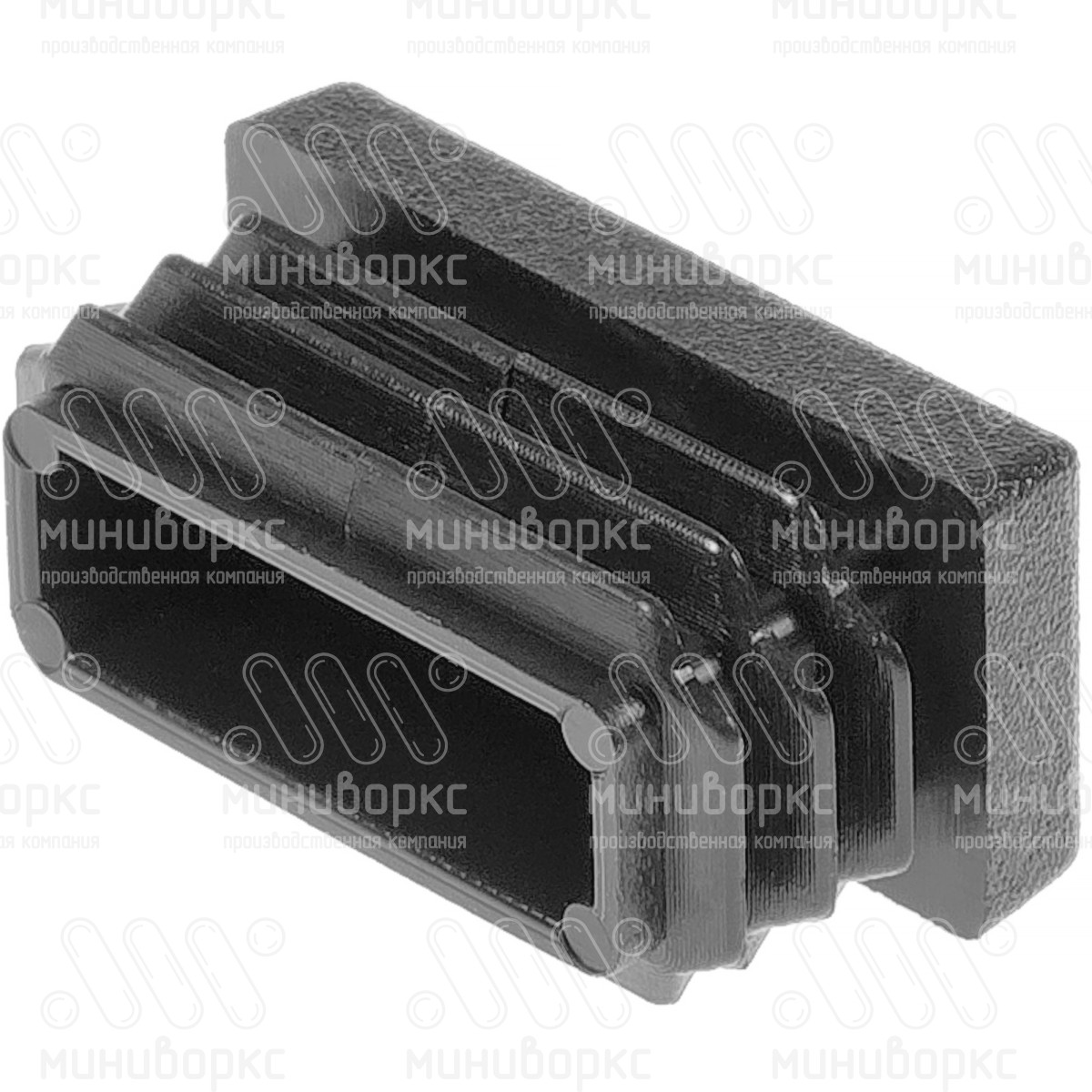 Заглушки для прямоугольной трубы 30x15 – ILR30x15-GRIGIO | картинка 2