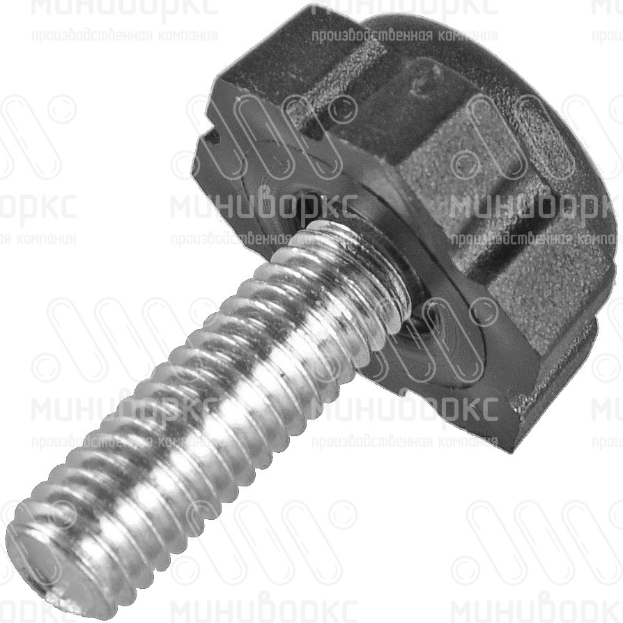 Опора резьбовая  m4x18 19 – 19М4-18ЧС | картинка 3