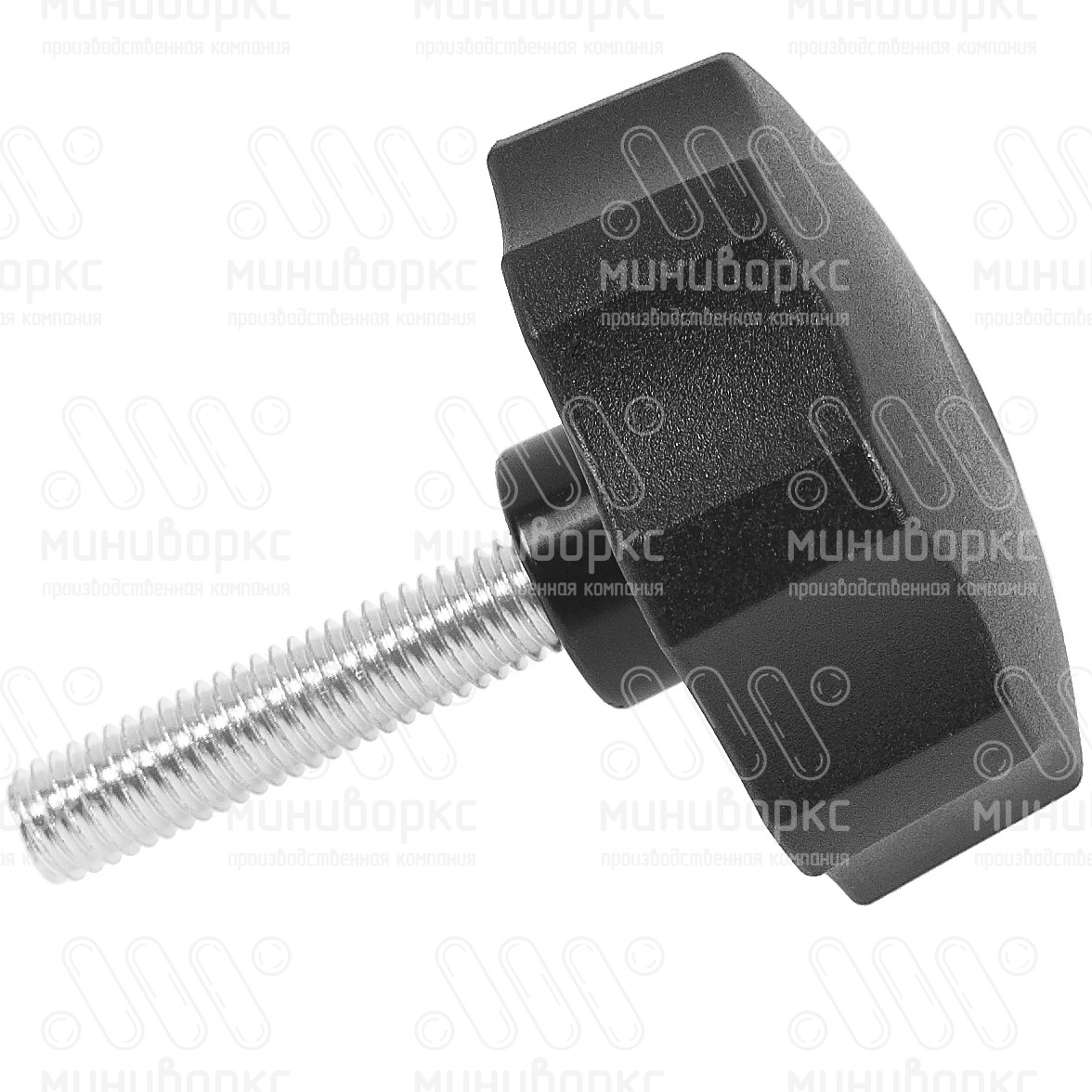 Фиксатор пластиковый с рукояткой m8x65 50 – Ф50М8-65ЧС | картинка 2